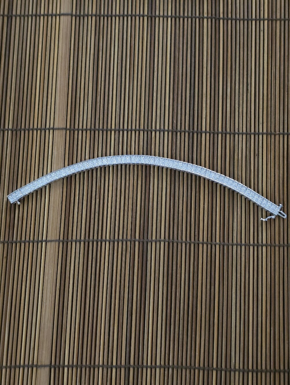 14k Diamond White Gold Bracelet